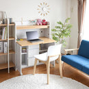 勉強机 シンプル 大学生 中学生 キャスター付き 折りたたみ 大人 デスク おしゃれ 収納 棚 机 北欧 白 ホワイト 書斎 パソコン 【納期A】【jpk-fwd-0278】