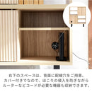 シェルフ 棚 木製 おしゃれ ラック シェルフ棚 背面化粧 オープンラック 可動棚 A4 サイズ 脚付き 引き戸 魅せる 見せる 収納 モダン 北欧 カントリー 和風 【納期A】【jpk-fwm-0002】