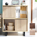 シェルフ 棚 木製 おしゃれ ラック シェルフ棚 背面化粧 オープンラック 可動棚 A4 サイズ 脚付き 引き戸 魅せる 見せる 収納 モダン 北欧 カントリー 和風 【納期A】【jpk-fwm-0002】