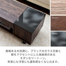 リフティングテーブル ロータイプ ガラス リビング センターテーブル 収納スペース 天板下 昇降 モダン 伸縮 幅80cm オープンラック 背面化粧 北欧 おしゃれ 【納期A】【jpk-fwm-0003】