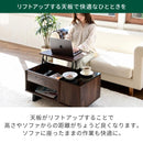 リフティングテーブル ロータイプ ガラス リビング センターテーブル 収納スペース 天板下 昇降 モダン 伸縮 幅80cm オープンラック 背面化粧 北欧 おしゃれ 【納期A】【jpk-fwm-0003】