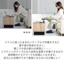 リフティングテーブル ロータイプ ガラス リビング センターテーブル 収納スペース 天板下 昇降 モダン 伸縮 幅80cm オープンラック 背面化粧 北欧 おしゃれ 【納期A】【jpk-fwm-0003】