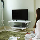 テレビ台 ローボード ヨーロピアン TV台 TVボード 北欧 おしゃれ ガーリー 姫系 アイアン アンティーク風 クラシック レトロ 一人暮らし ワンルーム 白 ホワイト 【納期A】【jpk-iri-0050】