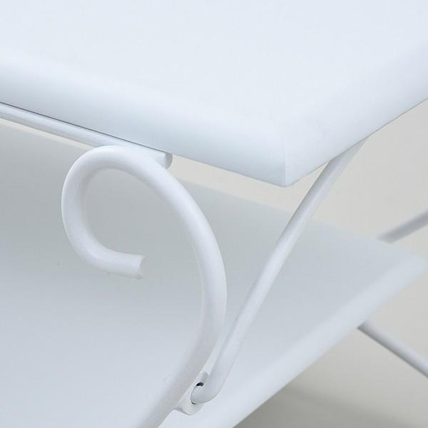 テレビ台 ローボード ヨーロピアン TV台 TVボード 北欧 おしゃれ ガーリー 姫系 アイアン アンティーク風 クラシック レトロ 一人暮らし ワンルーム 白 ホワイト 【納期A】【jpk-iri-0050】