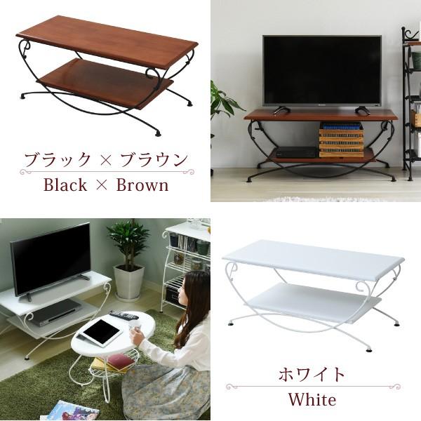 テレビ台 ローボード ヨーロピアン TV台 TVボード 北欧 おしゃれ ガーリー 姫系 アイアン アンティーク風 クラシック レトロ 一人暮らし ワンルーム 白 ホワイト 【納期A】【jpk-iri-0050】