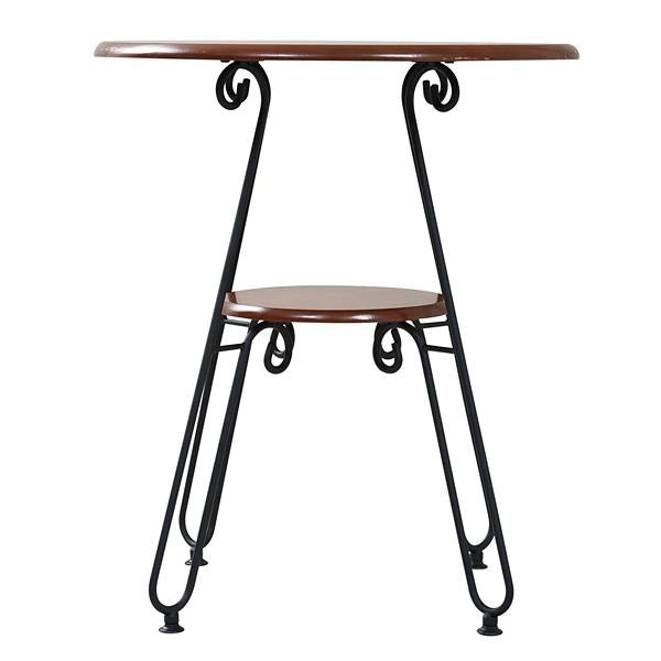 テーブル 丸型 円形 ダイニングテーブル 幅60cm アイアン 脚 アンティーク風 クラシック レトロ 一人暮らし ひとり暮らし ヨーロピアン おしゃれ 北欧 姫系 【納期A】【jpk-iri-0051】