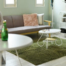 ローテーブル 楕円形 丸型 センターテーブル リビング アイアン アンティーク風 クラシック レトロ 一人暮らし ワンルーム ひとり暮らし 姫系 ガーリー ラック 【納期A】【jpk-iri-0052】