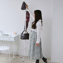 ポールハンガー ハンガースタンド おしゃれ ヨーロピアン ガーリー 姫系 北欧 アイアン 脚 アンティーク風 ハンガーラック 一人暮らし 白 ホワイト 黒 ブラック 【納期A】【jpk-iri-0053】