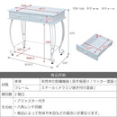 デスク 引き出し 机 ガーリー 姫系 ヨーロピアン 北欧 フェミニン アイアン アンティーク風 PCデスク 一人暮らし ワンルーム 作業台 テーブル 引き出しつき 【納期A】【jpk-iri-1018】