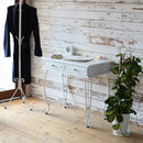 デスク 引き出し 机 ガーリー 姫系 ヨーロピアン 北欧 フェミニン アイアン アンティーク風 PCデスク 一人暮らし ワンルーム 作業台 テーブル 引き出しつき 【納期A】【jpk-iri-1018】