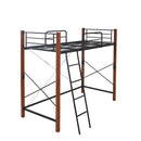 ロフトベッド パイプベッド はしご 梯子 おしゃれ 階段 シンプル 大人用 シングル 北欧 一人暮らし 木製 脚 ナチュラル デスクスタイル ソファ 収納スペース 【納期A】【jpk-iri-1043set】