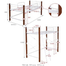 ロフトベッド パイプベッド はしご 梯子 おしゃれ 階段 シンプル 大人用 シングル 北欧 一人暮らし 木製 脚 ナチュラル デスクスタイル ソファ 収納スペース 【納期A】【jpk-iri-1043set】