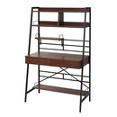 パソコンデスク 棚付き ハイタイプ ロータイプ 高さ変更 調整 調節 座卓 北欧 おしゃれ 引き出し A4 収納可能 PCデスク 作業台 机 テーブル 収納棚 仕事机 書斎 【納期A】【jpk-kks-0014】