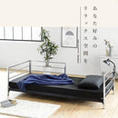 ベッドフレーム フレームのみ デイベッド ソファ 2way おしゃれ スタイリッシュ モダン アーバン 都会風 デザイン セミシングル 2人掛け 高級感 マットレス別売 【納期A】【jpk-kks-0026】