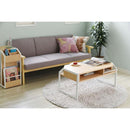 センターテーブル 木製 スチール おしゃれ 収納スペース ローテーブル センターテーブル リビングテーブル 北欧 ナチュラル 【納期A】【jpk-rt-007】