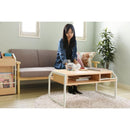 センターテーブル 木製 スチール おしゃれ 収納スペース ローテーブル センターテーブル リビングテーブル 北欧 ナチュラル 【納期A】【jpk-rt-007】
