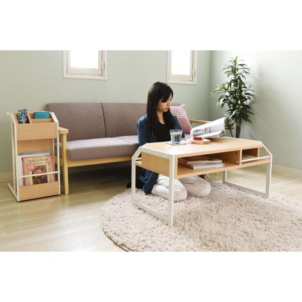 センターテーブル 木製 スチール おしゃれ 収納スペース ローテーブル センターテーブル リビングテーブル 北欧 ナチュラル 【納期A】【jpk-rt-007】