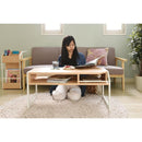 センターテーブル 木製 スチール おしゃれ 収納スペース ローテーブル センターテーブル リビングテーブル 北欧 ナチュラル 【納期A】【jpk-rt-007】