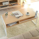 センターテーブル 木製 スチール おしゃれ 収納スペース ローテーブル センターテーブル リビングテーブル 北欧 ナチュラル 【納期A】【jpk-rt-007】