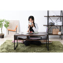 センターテーブル 木製 スチール おしゃれ 収納スペース ローテーブル センターテーブル リビングテーブル 北欧 ナチュラル 【納期A】【jpk-rt-007】