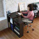 勉強机 シンプル デスク 大人用 パソコンデスク 組み合わせ 変形 大学生 中学生 子供 子ども デスク おしゃれ 収納 本棚 ラック 作業机 北欧 白 ホワイト 茶色 【納期A】【jpk-sgt-0124】