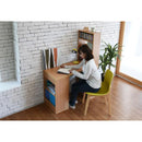 勉強机 シンプル デスク 大人用 パソコンデスク 組み合わせ 変形 大学生 中学生 子供 子ども デスク おしゃれ 収納 本棚 ラック 作業机 北欧 白 ホワイト 茶色 【納期A】【jpk-sgt-0124】