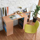 勉強机 シンプル デスク 大人用 パソコンデスク 組み合わせ 変形 大学生 中学生 子供 子ども デスク おしゃれ 収納 本棚 ラック 作業机 北欧 白 ホワイト 茶色 【納期A】【jpk-sgt-0124】