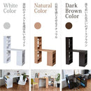 勉強机 シンプル デスク 大人用 パソコンデスク 組み合わせ 変形 大学生 中学生 子供 子ども デスク おしゃれ 収納 本棚 ラック 作業机 北欧 白 ホワイト 茶色 【納期A】【jpk-sgt-0124】