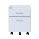 机 パソコンデスク チェスト 棚つき 収納 キャスター PCデスク 勉強机 事務机 学習机 シンプル 作業台 幅 100cm 引き出し サイドチェスト ワゴン 白 ホワイト 茶 【納期A】【jpk-sgt-0125】