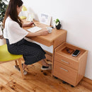 机 パソコンデスク チェスト 棚つき 収納 キャスター PCデスク 勉強机 事務机 学習机 シンプル 作業台 幅 100cm 引き出し サイドチェスト ワゴン 白 ホワイト 茶 【納期A】【jpk-sgt-0125】