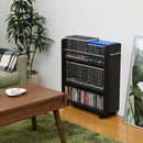 収納ラック 本棚 収納棚 スリム 薄型 コンパクト キャスター付き クローゼット 収納 押入れ すき間 隙間 サイドワゴン CD DVD 雑貨 省スペース ラック 本棚 【納期A】【jpk-sgt-0128】