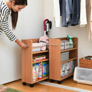 収納ラック 本棚 収納棚 スリム 薄型 コンパクト キャスター付き クローゼット 収納 押入れ すき間 隙間 サイドワゴン CD DVD 雑貨 省スペース ラック 本棚 【納期A】【jpk-sgt-0128】