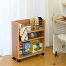 収納ラック 本棚 収納棚 スリム 薄型 コンパクト キャスター付き クローゼット 収納 押入れ すき間 隙間 サイドワゴン CD DVD 雑貨 省スペース ラック 本棚 【納期A】【jpk-sgt-0128】