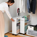 収納ラック 本棚 収納棚 スリム 薄型 コンパクト キャスター付き クローゼット 収納 押入れ すき間 隙間 サイドワゴン CD DVD 雑貨 省スペース ラック 本棚 【納期A】【jpk-sgt-0128】