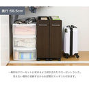 収納ラック 本棚 収納棚 スリム 薄型 コンパクト キャスター付き クローゼット 収納 押入れ すき間 隙間 サイドワゴン CD DVD 雑貨 省スペース ラック 本棚 【納期A】【jpk-sgt-0128】