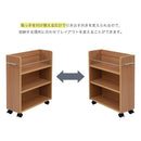 収納ラック 本棚 収納棚 スリム 薄型 コンパクト キャスター付き クローゼット 収納 押入れ すき間 隙間 サイドワゴン CD DVD 雑貨 省スペース ラック 本棚 【納期A】【jpk-sgt-0128】