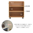 収納ラック 本棚 収納棚 スリム 薄型 コンパクト キャスター付き クローゼット 収納 押入れ すき間 隙間 サイドワゴン CD DVD 雑貨 省スペース ラック 本棚 【納期A】【jpk-sgt-0128】