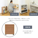 収納ラック 本棚 収納棚 スリム 薄型 コンパクト キャスター付き クローゼット 収納 押入れ すき間 隙間 サイドワゴン CD DVD 雑貨 省スペース ラック 本棚 【納期A】【jpk-sgt-0128】