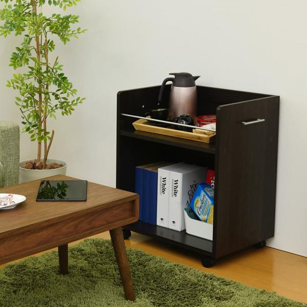 収納 棚 キャスター付き 収納ラック ワイド 幅広 本棚 クローゼット 押入れ すき間 隙間 日用品 雑貨類 サイドラック キッチン収納 サイドワゴン CD収納 DVD収納 【納期A】【jpk-sgt-0129】
