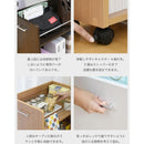 収納 棚 キャスター付き 収納ラック ワイド 幅広 本棚 クローゼット 押入れ すき間 隙間 日用品 雑貨類 サイドラック キッチン収納 サイドワゴン CD収納 DVD収納 【納期A】【jpk-sgt-0129】