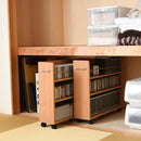 収納棚 収納ラック ワイド 幅広 キャスター付き スリム クローゼット 押入れ収納 すき間収納 隙間収納 本棚 キッチンラック ワゴン 日用品 雑貨類 サイドラック 【納期A】【jpk-sgt-0130】