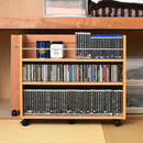 収納棚 収納ラック ワイド 幅広 キャスター付き スリム クローゼット 押入れ収納 すき間収納 隙間収納 本棚 キッチンラック ワゴン 日用品 雑貨類 サイドラック 【納期A】【jpk-sgt-0130】