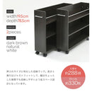 収納棚 収納ラック ワイド 幅広 キャスター付き スリム クローゼット 押入れ収納 すき間収納 隙間収納 本棚 キッチンラック ワゴン 日用品 雑貨類 サイドラック 【納期A】【jpk-sgt-0130】