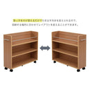 収納棚 収納ラック ワイド 幅広 キャスター付き スリム クローゼット 押入れ収納 すき間収納 隙間収納 本棚 キッチンラック ワゴン 日用品 雑貨類 サイドラック 【納期A】【jpk-sgt-0130】