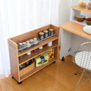 収納棚 収納ラック ワイド 幅広 キャスター付き スリム クローゼット 押入れ収納 すき間収納 隙間収納 本棚 キッチンラック ワゴン 日用品 雑貨類 サイドラック 【納期A】【jpk-sgt-0130】