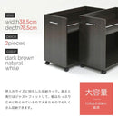 収納棚 収納 ラック ワイド 幅広 キャスターつき クローゼット 押入れ キッチン リビング ベッドサイド ソファサイド デスク横 本棚 マルチラック ワゴン 【納期A】【jpk-sgt-0131】