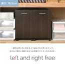 収納棚 収納 ラック ワイド 幅広 キャスターつき クローゼット 押入れ キッチン リビング ベッドサイド ソファサイド デスク横 本棚 マルチラック ワゴン 【納期A】【jpk-sgt-0131】