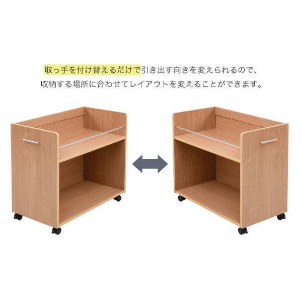 収納棚 収納 ラック ワイド 幅広 キャスターつき クローゼット 押入れ キッチン リビング ベッドサイド ソファサイド デスク横 本棚 マルチラック ワゴン 【納期A】【jpk-sgt-0131】
