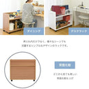 収納棚 収納 ラック ワイド 幅広 キャスターつき クローゼット 押入れ キッチン リビング ベッドサイド ソファサイド デスク横 本棚 マルチラック ワゴン 【納期A】【jpk-sgt-0131】