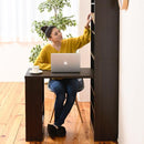 デスク 机 本棚 上置き セット 棚付き 一体型 木製 突っ張り オープンラック 収納棚 壁 オフィス 書斎 防災 天井 つっぱり スリム コンパクト 省スペース 大容量 【納期A】【jpk-sgt-0133】